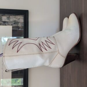 Vintage White Boots